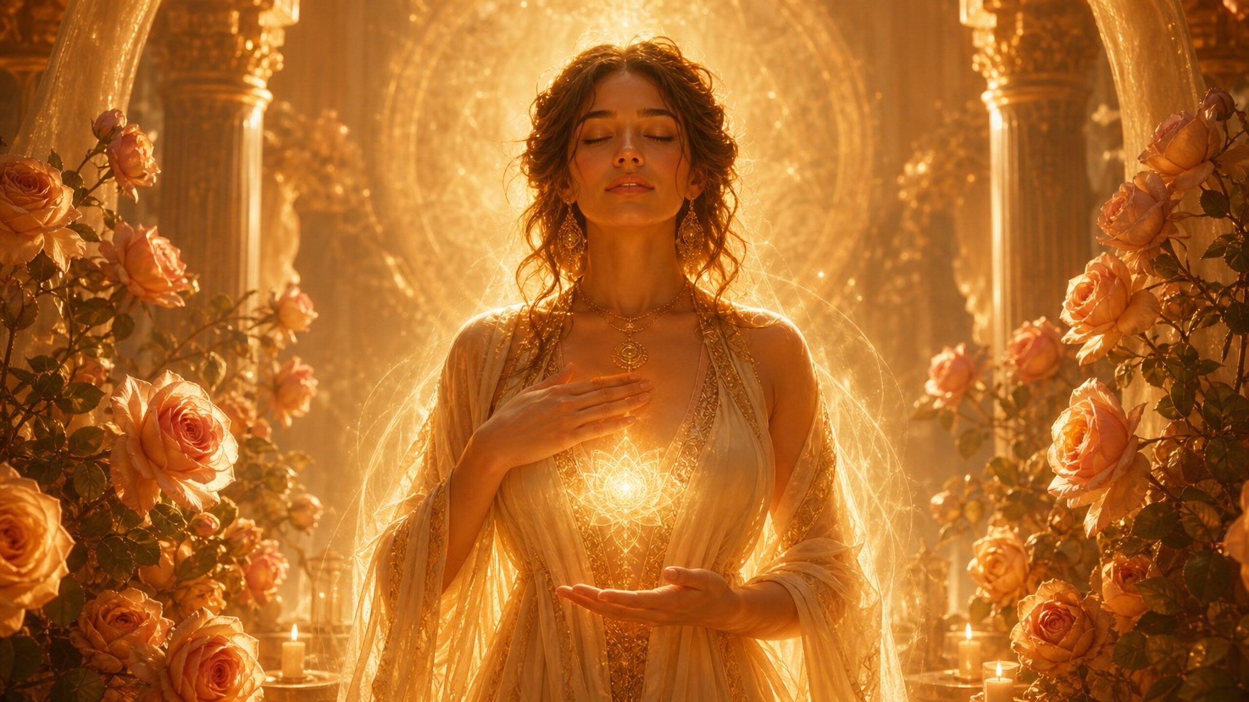 A,Cinematic,,High-resolution,Sacred,Feminine,Portrait,Inside,A,Mystical,,Softly Home 2026